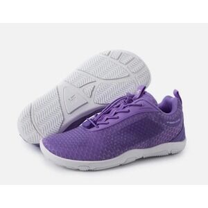 Hike Footwear HF Cloud Sneaker Purple Barefoot Non Slip Wide Toe 41 W 10 NWT